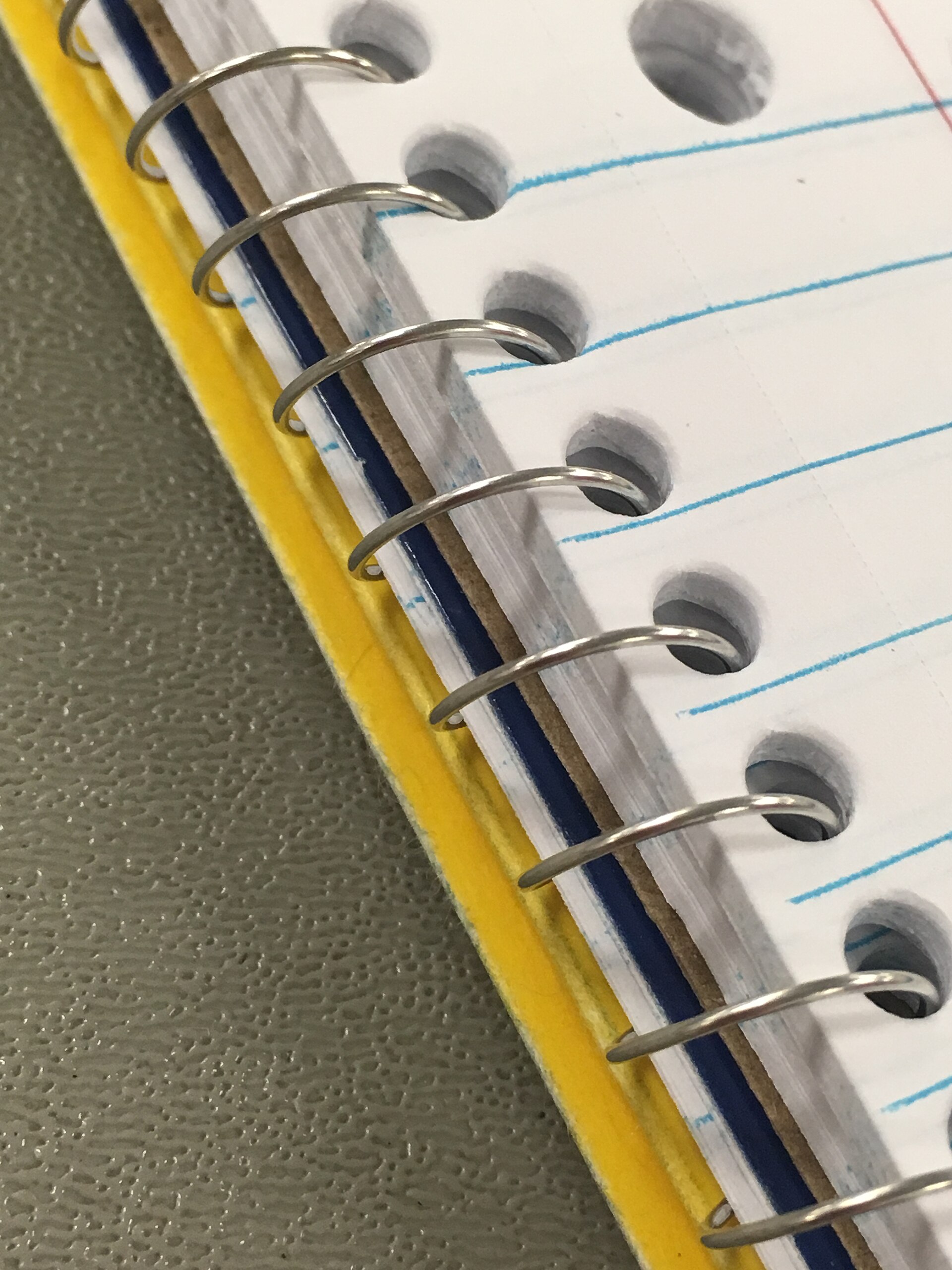 subscription checklist on a notebook