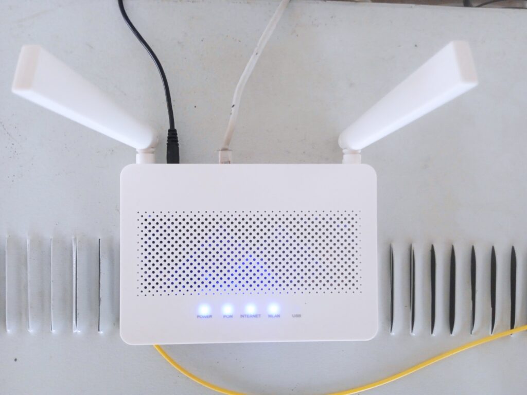 A Wi-Fi router used to illustrate Wi-Fi router fixes