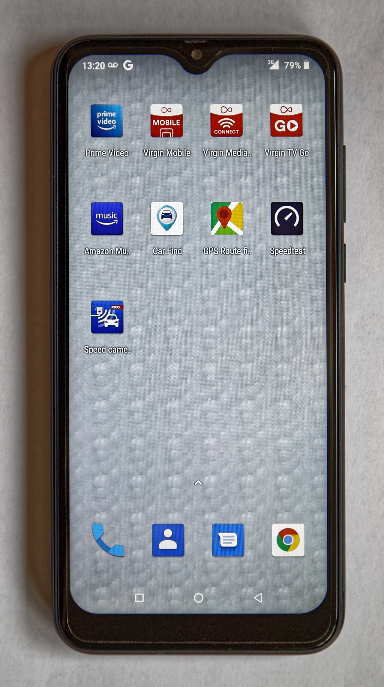 An Android smartphone showing its screen