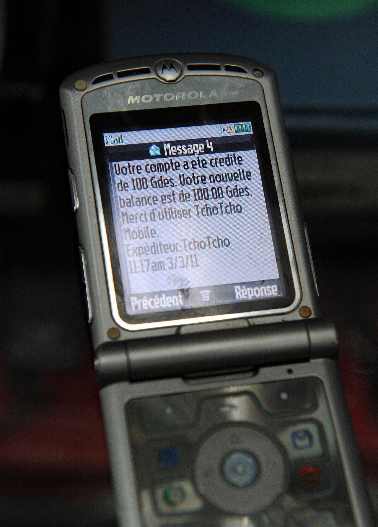 A smartphone banking app on a screen