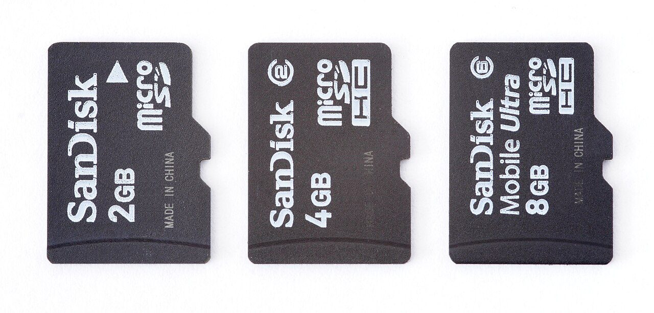 microSD memory cards checked for fake capacity