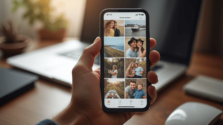 phone photo organization and storage cleanup