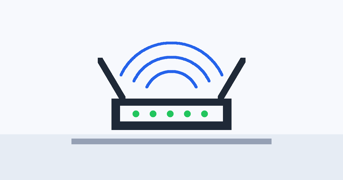 Wi-Fi router placement tips illustration