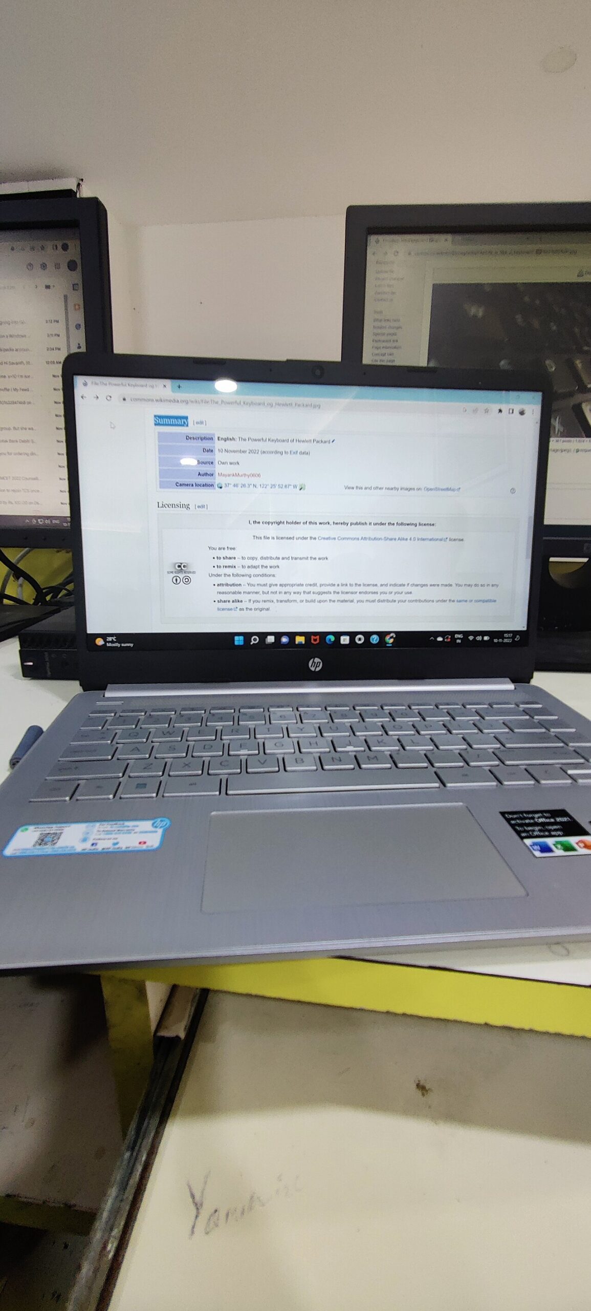 Windows laptop for creating a Windows restore point