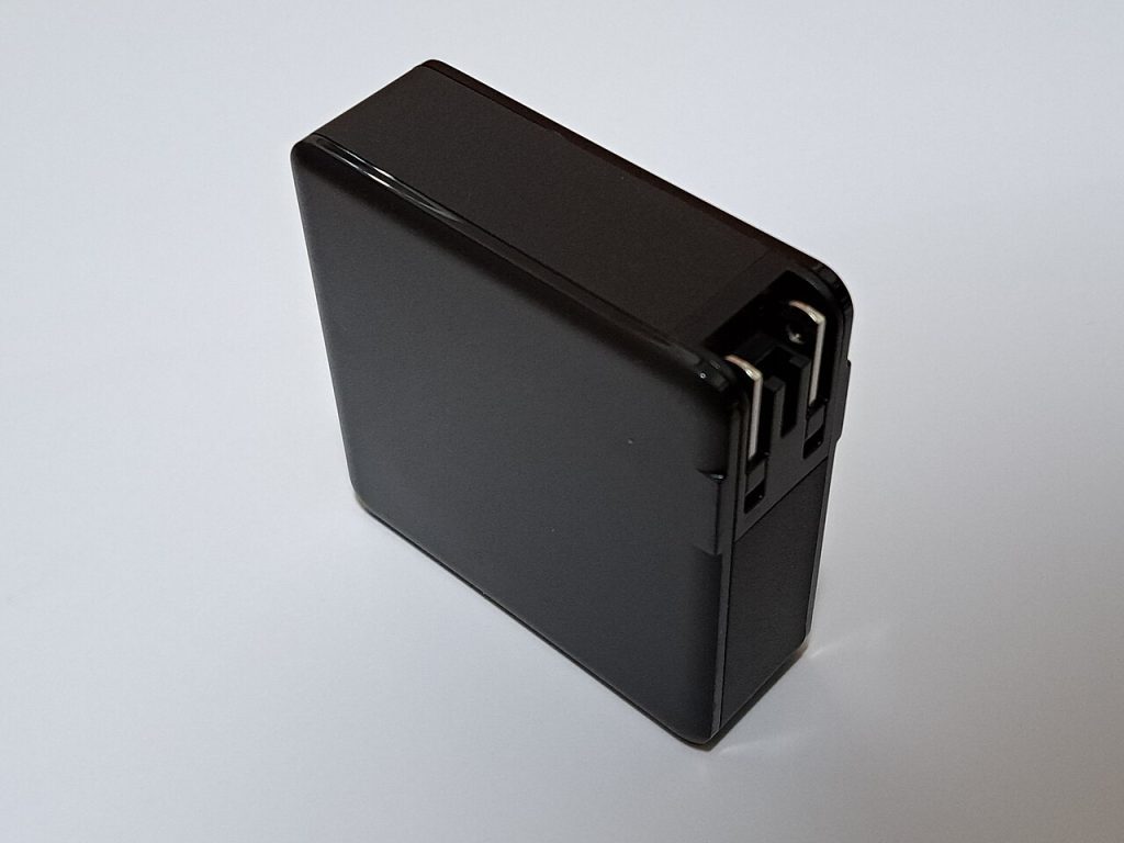 A USB wall charger used to charge smartphones