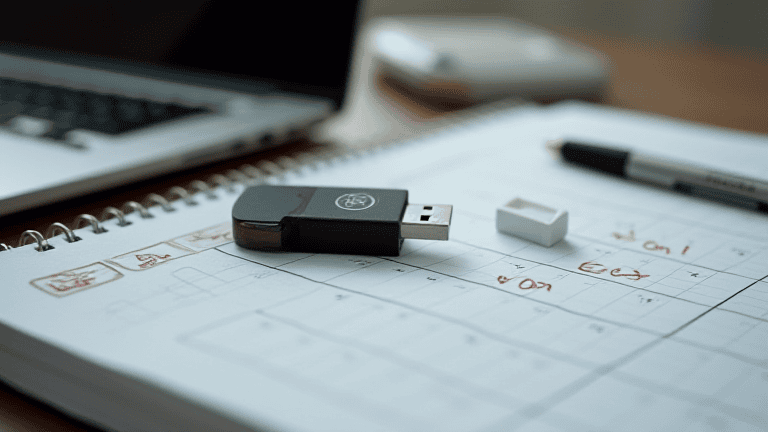 USB rescue kit with laptop and drive